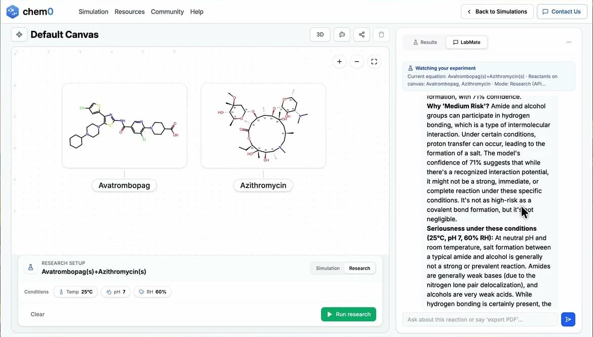 Chem0 landing page